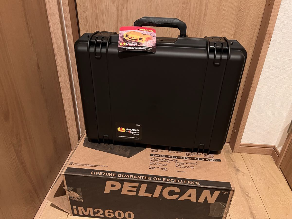 ●ペリカン●Pelican iM2600 ストームキャリーオンケース ブラック 開封済み未使用●●