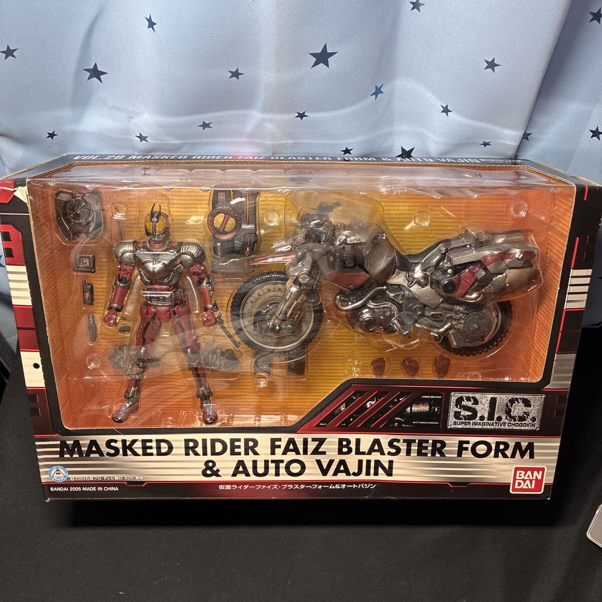 scio S.I.C. SIC SUPER IMAGINATIVE CHOGOKIN 仮面ライダー555 仮面ライダーファイズ ブラスターフォーム&オートバジン
