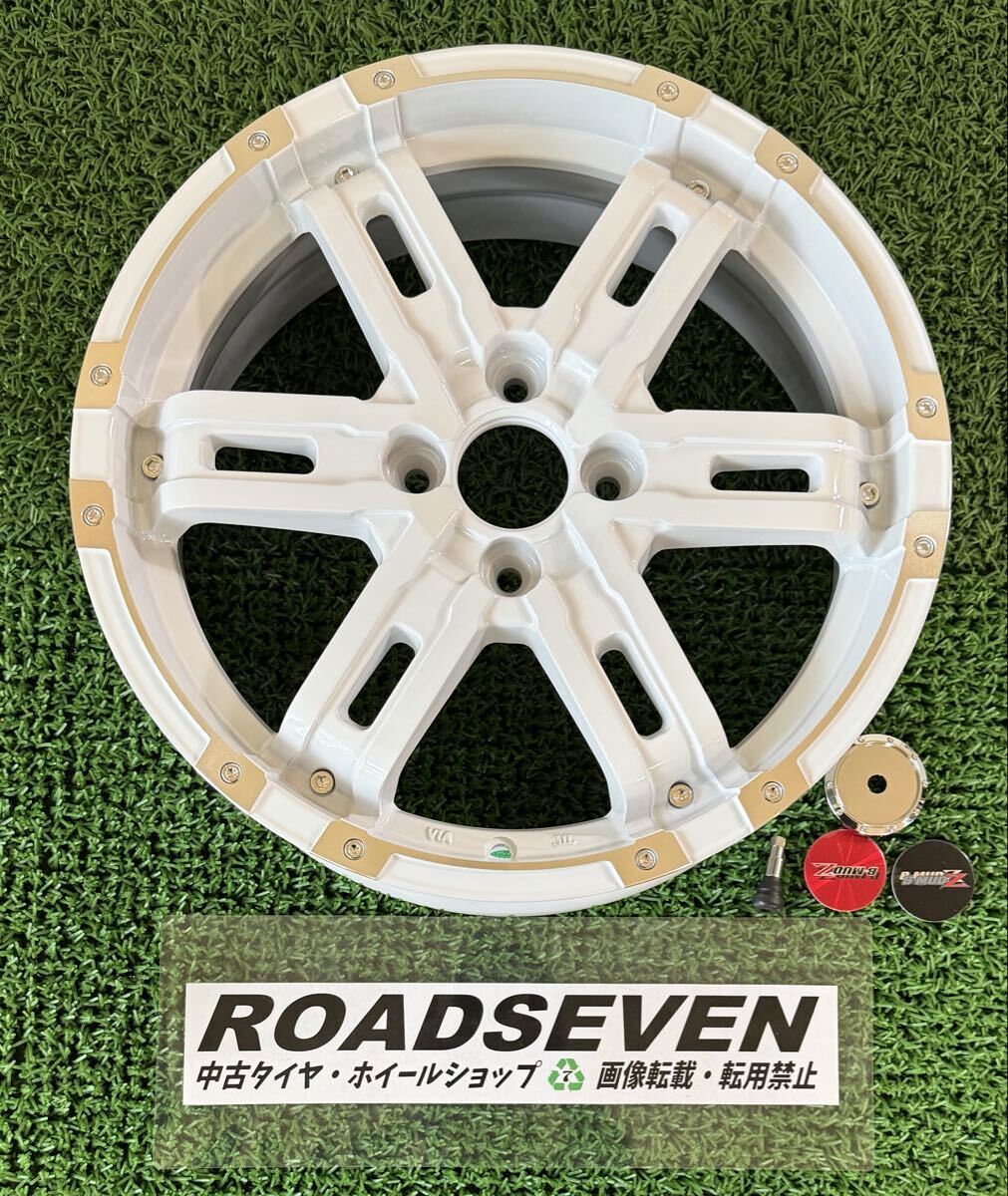 ◆BIGWAY B-MUD Z ◆16×5.5J +45 PCD100(4H) ハブ径:約67mm 1本のみ 中古アルミ ◆小傷等有 ◆全国着払い