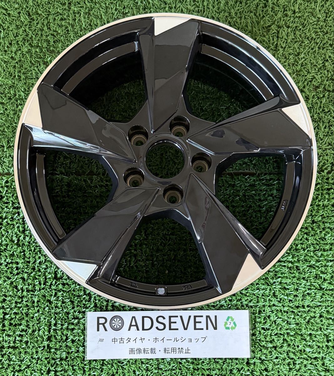 ◆LEHRMEISTER EUROAXIS CROSSedge ◆17×7J +42 PCD114.3(5H) ハブ径:約73mm 1本のみ 中古アルミ 美品 ◆小傷等有 ◆全国着払い