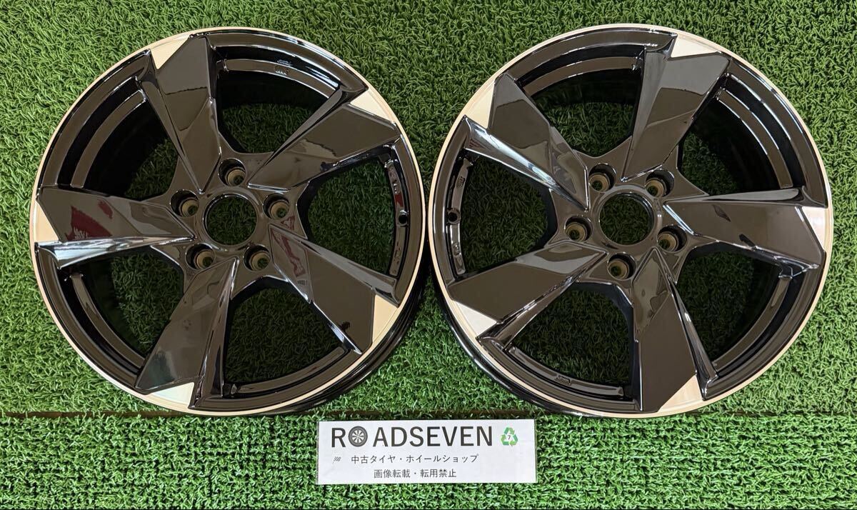 ◆PREMIX VERAN-V プレミックス ヴェランV ◆17×7J +55 PCD114.3(5H) ハブ径:約73mm 2本Set 中古アルミ 美品 ◆傷等有 ◆全国着払い