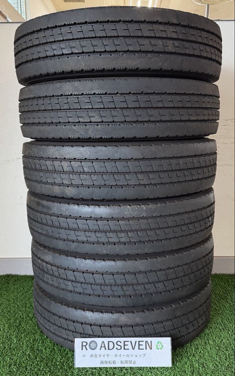 ◆195/85R15 113/111N LT 2025年製 ◆BRIDGESTONE DURAVIS R207 残り溝:約8.5mm~9.5mm 6本Set 夏用 ◆送料無料/一部地域を除く 