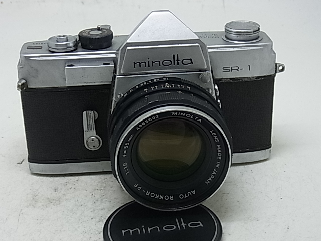 ☆ Minoluta SR-1+オートロッコールPF 55mmF1.8(ボディ及びレンズ共に点検整備清掃済み！全機能問題無し！）☆