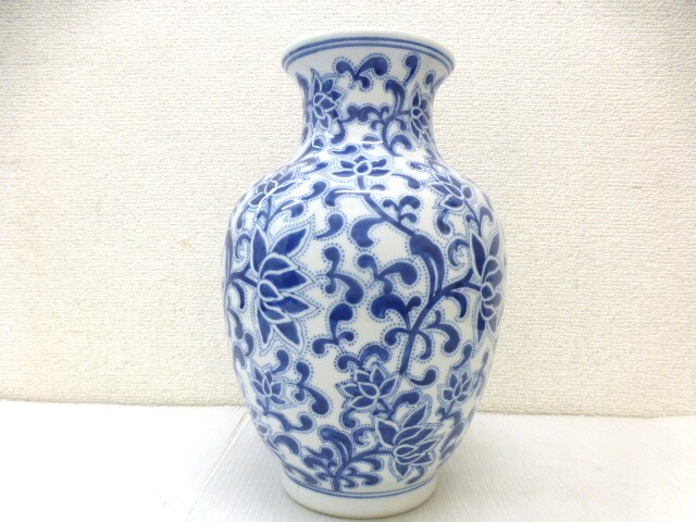 【XXX】☆ 柴田陶器 梅州 花瓶 壺 陶器 生け花 ☆