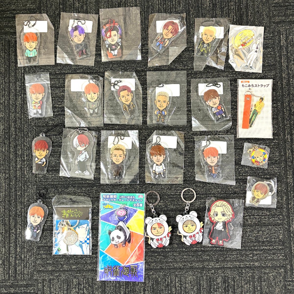 【80】GENERATIONS EXILE 他 クリアチャーム キーホルダー ストラップなど おまとめ25点 長期保管品 現状品