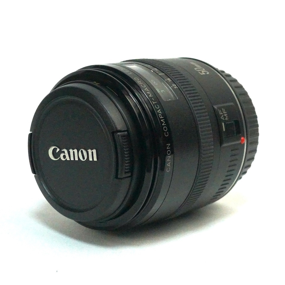 Canon キャノン COMPACT-MACRO LENZ EF 50mm 1:2.5 コンパクトマクロ レンズ 動作確認済み