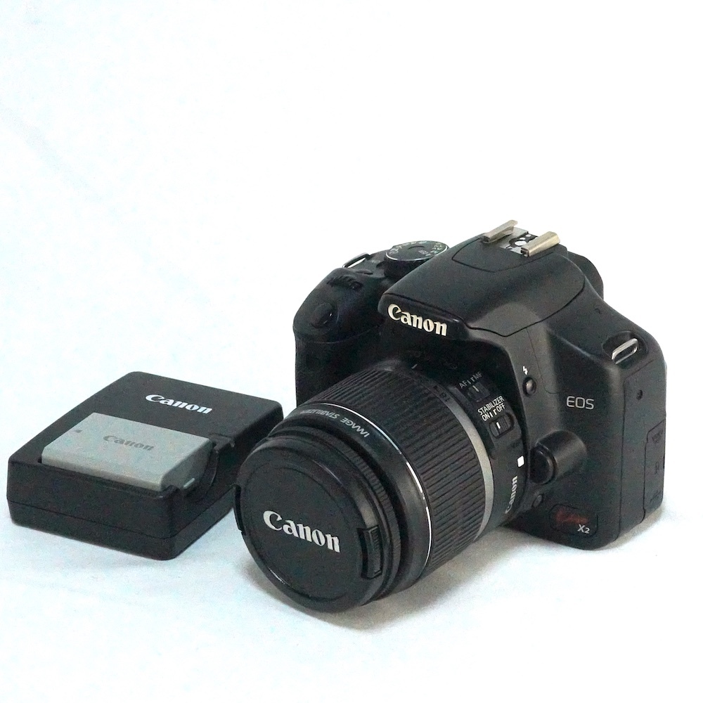 Canon キャノン デジタル一眼レフカメラ EOS Kiss X2 キスX2 レンズキッド CANON ZOOM LENZ EF-S 動作確認済み