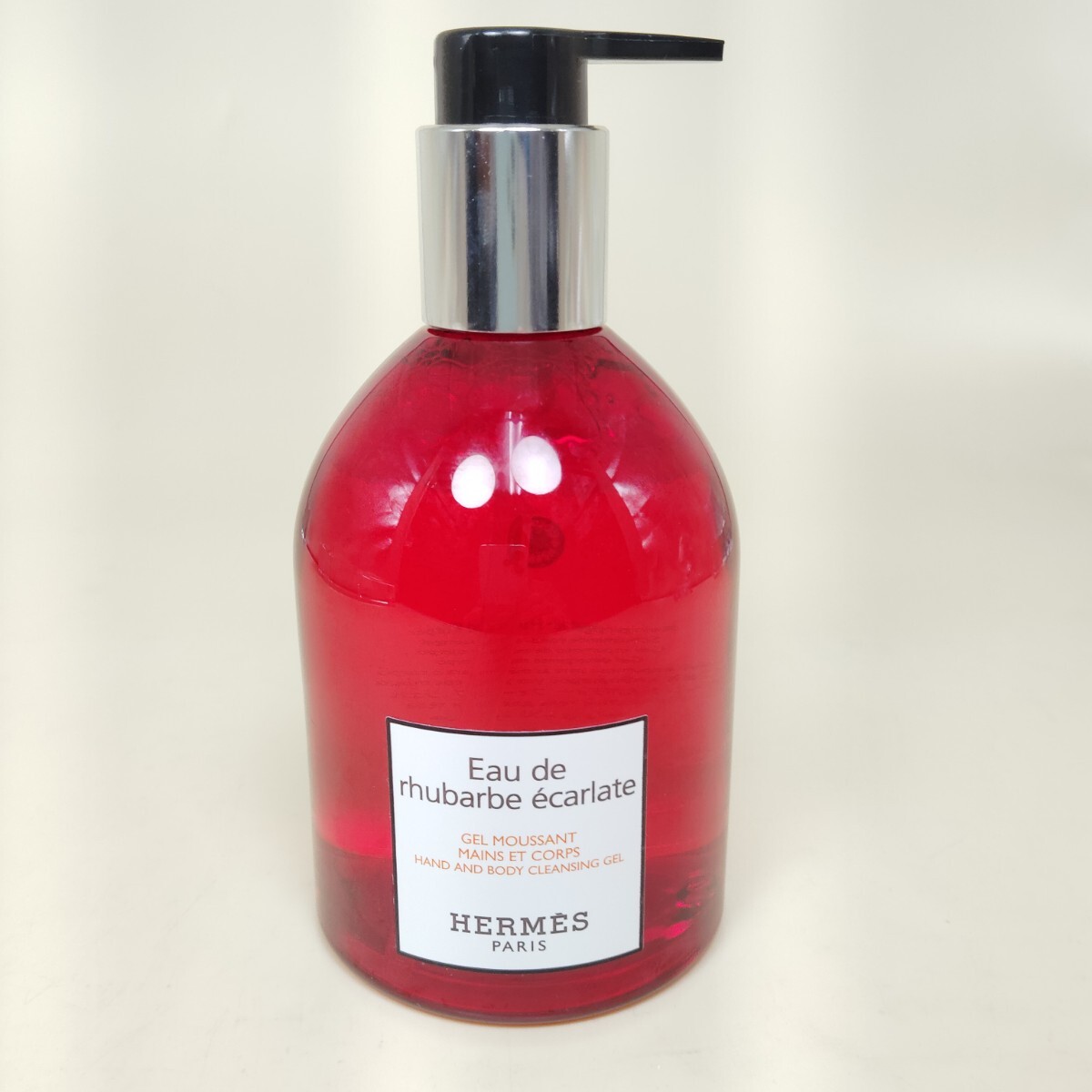 ☆ HERMES エルメス オードゥルバーブエカルラット ハンド＆ボディ クレンジングジェル 300ml 残量9割以上