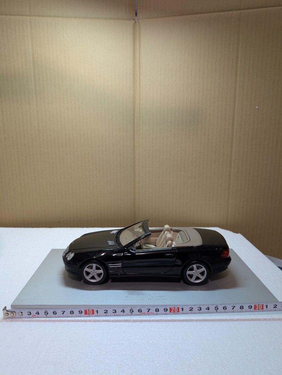 ベンツ特注 ？ メルセデスベンツ SL クラス R230 限定版 SL 1/18 Mercedes-Benz The SL classブラック 限定5000台 ワールドプレミアIAA2001