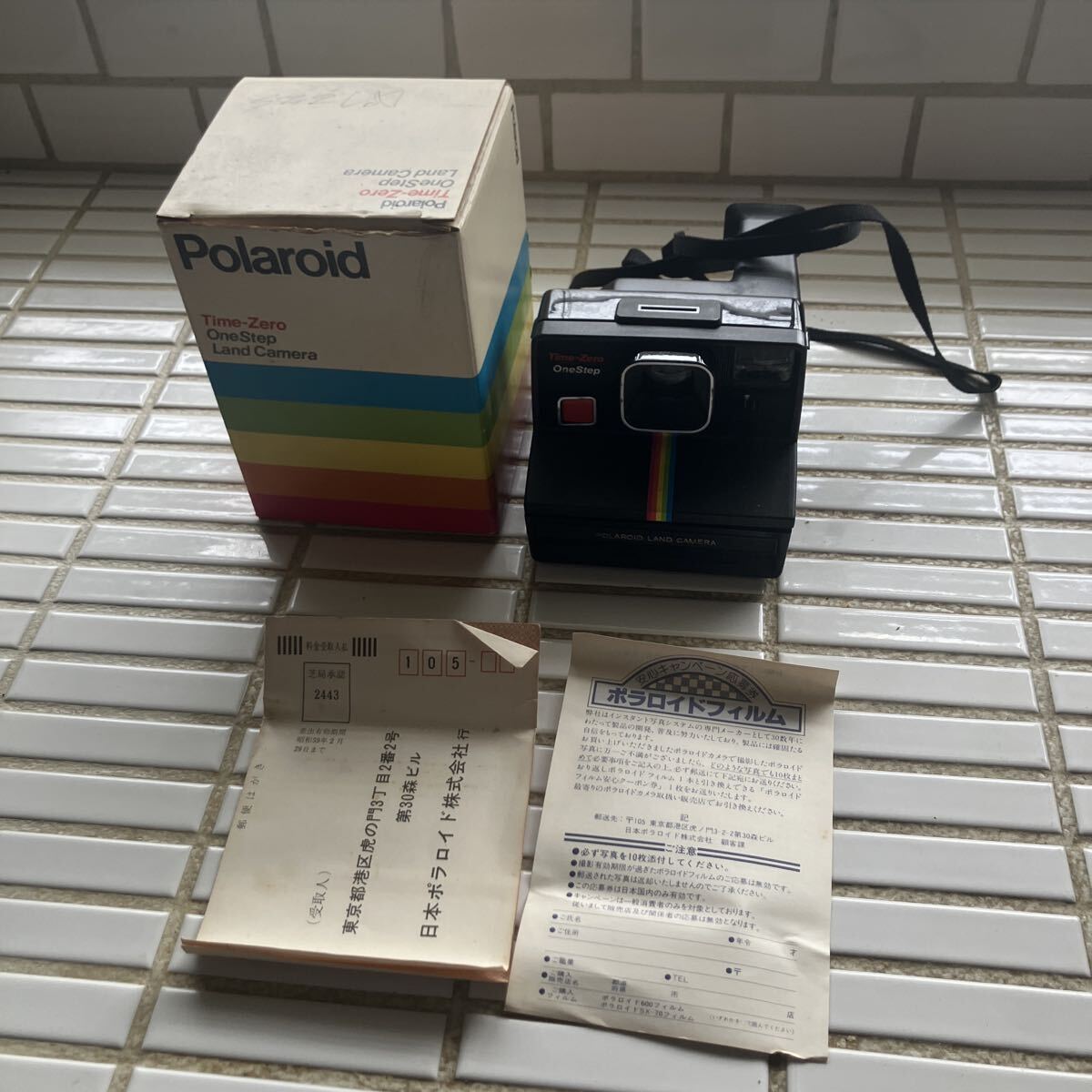 Polaroid Time-Zero OneStep Land Camera ポラロイドカメラ 箱付き