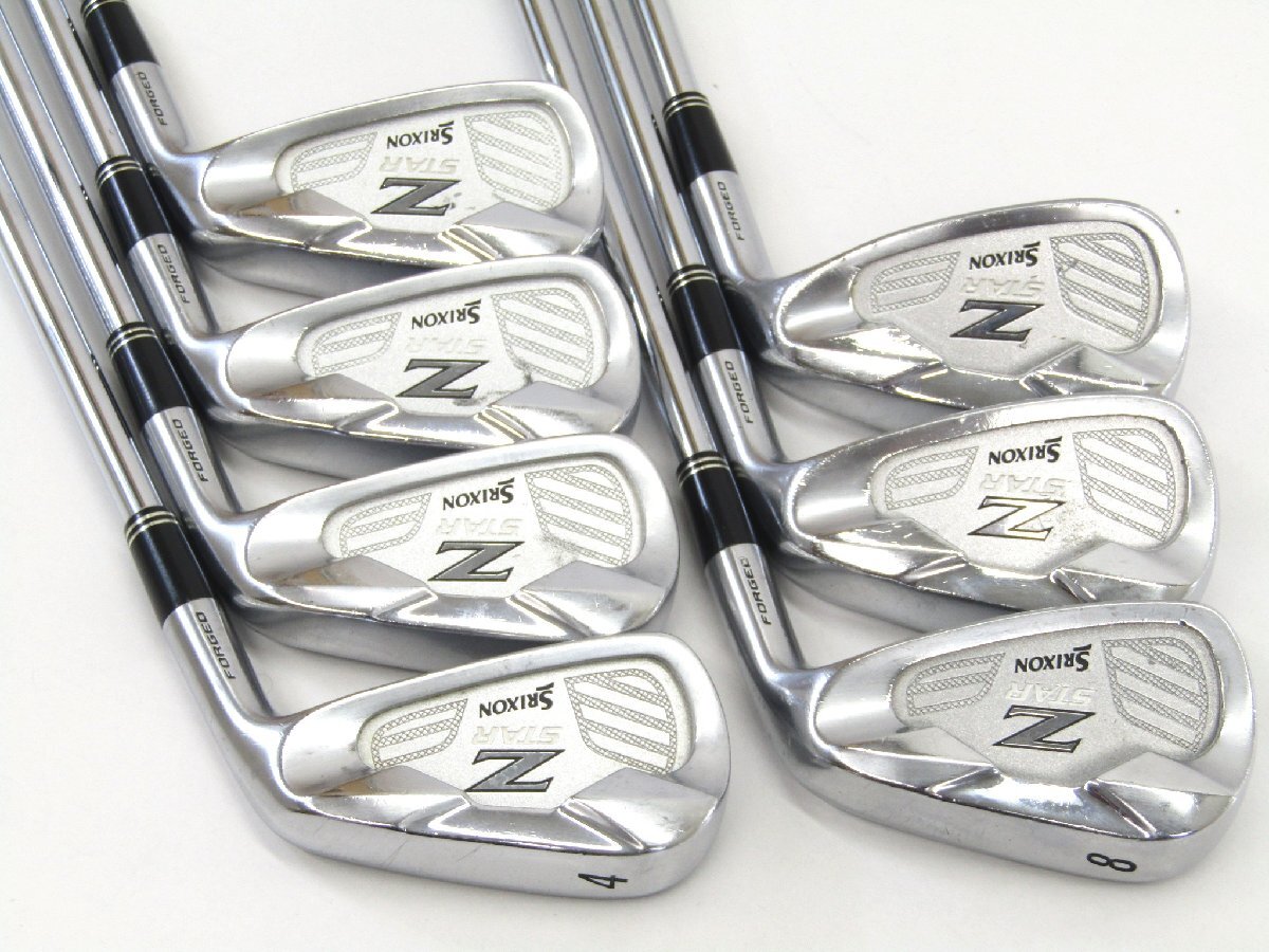 DUNLOP ダンロップ SRIXON Z-STAR USモデル N.S.PRO1050GH フレックス：S #4～9/P 7本 アイアンセット #US6352
