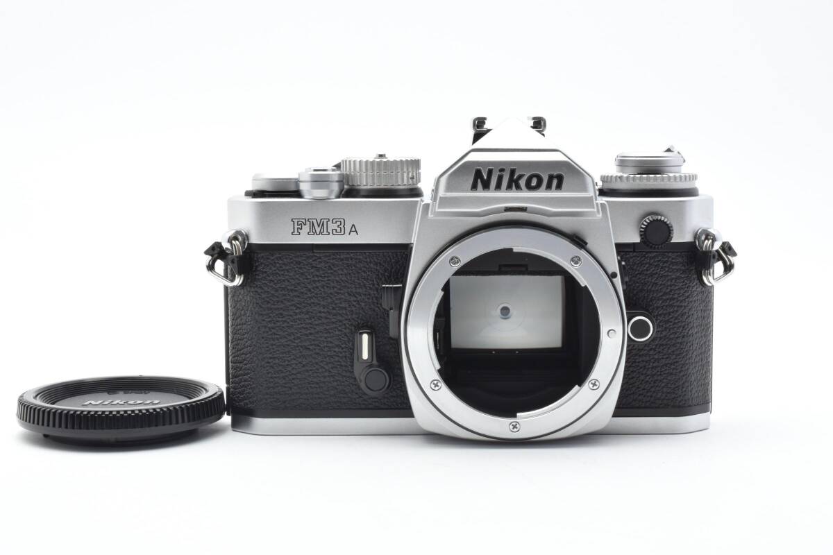 ★美品★ Nikon FM3A シルバー ボディ ニコン フィルム一眼レフカメラ マニュアルフォーカス Silver Body #3033