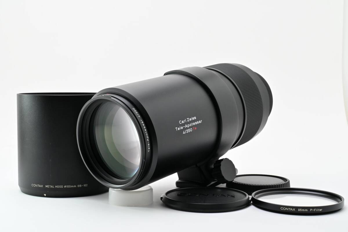 ★希少・極上品★ CONTAX 645 Tele-Apotessar 350mm F4 T* Carl Zeiss コンタックス 645用 中判フィルムカメラ 望遠レンズ #3208