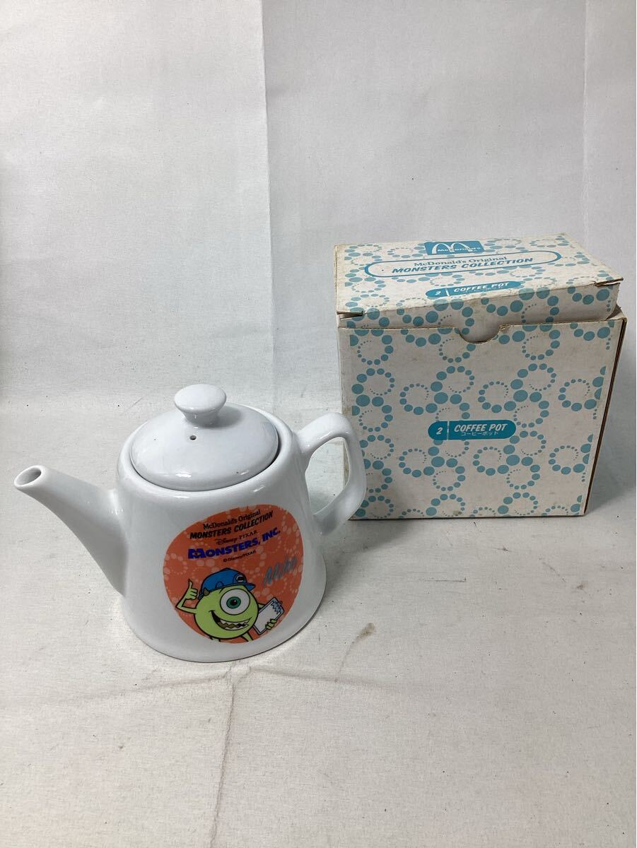 マクドナルド モンスターズインク マイク コーヒーポット ティーポット 中古