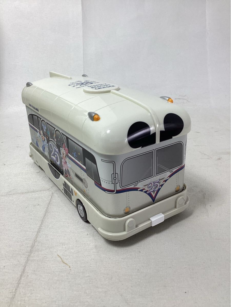 東京ディズニーリゾート 25周年記念 お菓子缶 缶のみ 空き缶 車輪付き ディズニーリゾートクルーザー Disney 限定 中古