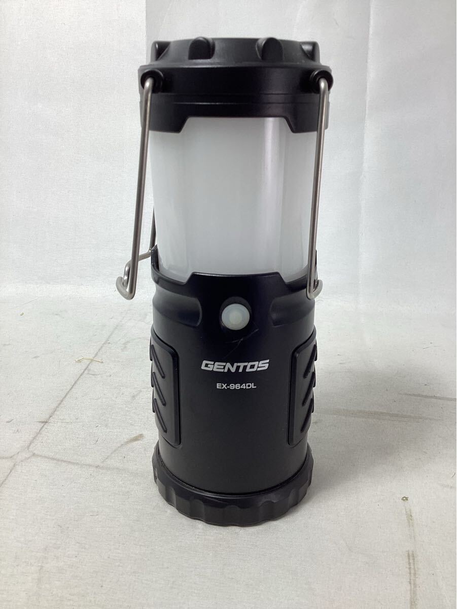 GENTOS LEDランタン EX-964DL アウトドア 防災 動作確認済み 中古