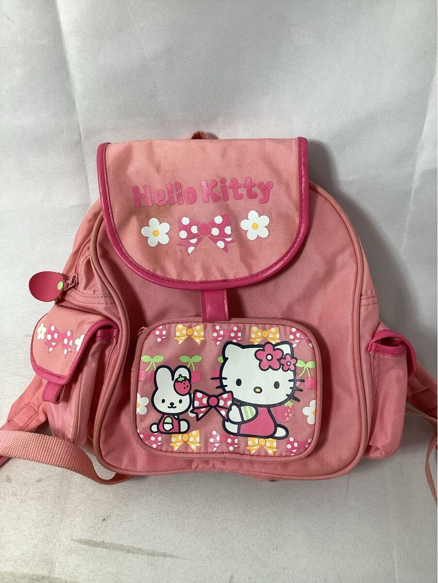 サンリオ ハローキティ キッズリュック 子供用 ピンク 2001年製 レトロ 中古