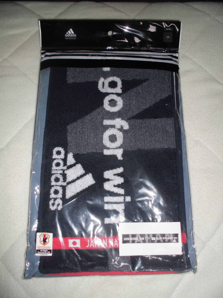 さい120　　アディダス 　JFA　サッカー 日本代表 マフラータオル （2014 go for win）　　MUF2