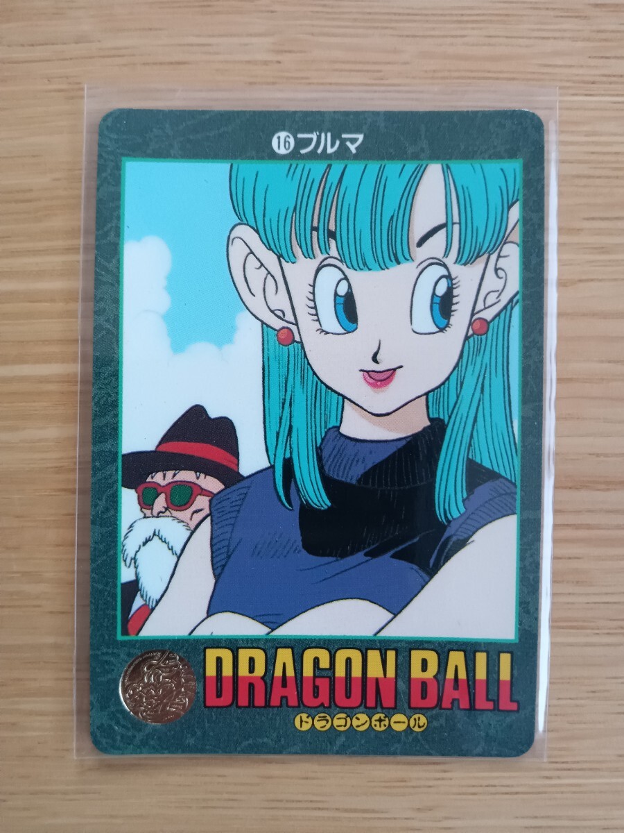 ドラゴンボールカードダス ビジュアルアドベンチャー No.16 ブルマ 1991年製 当時物【超レア】【中古】