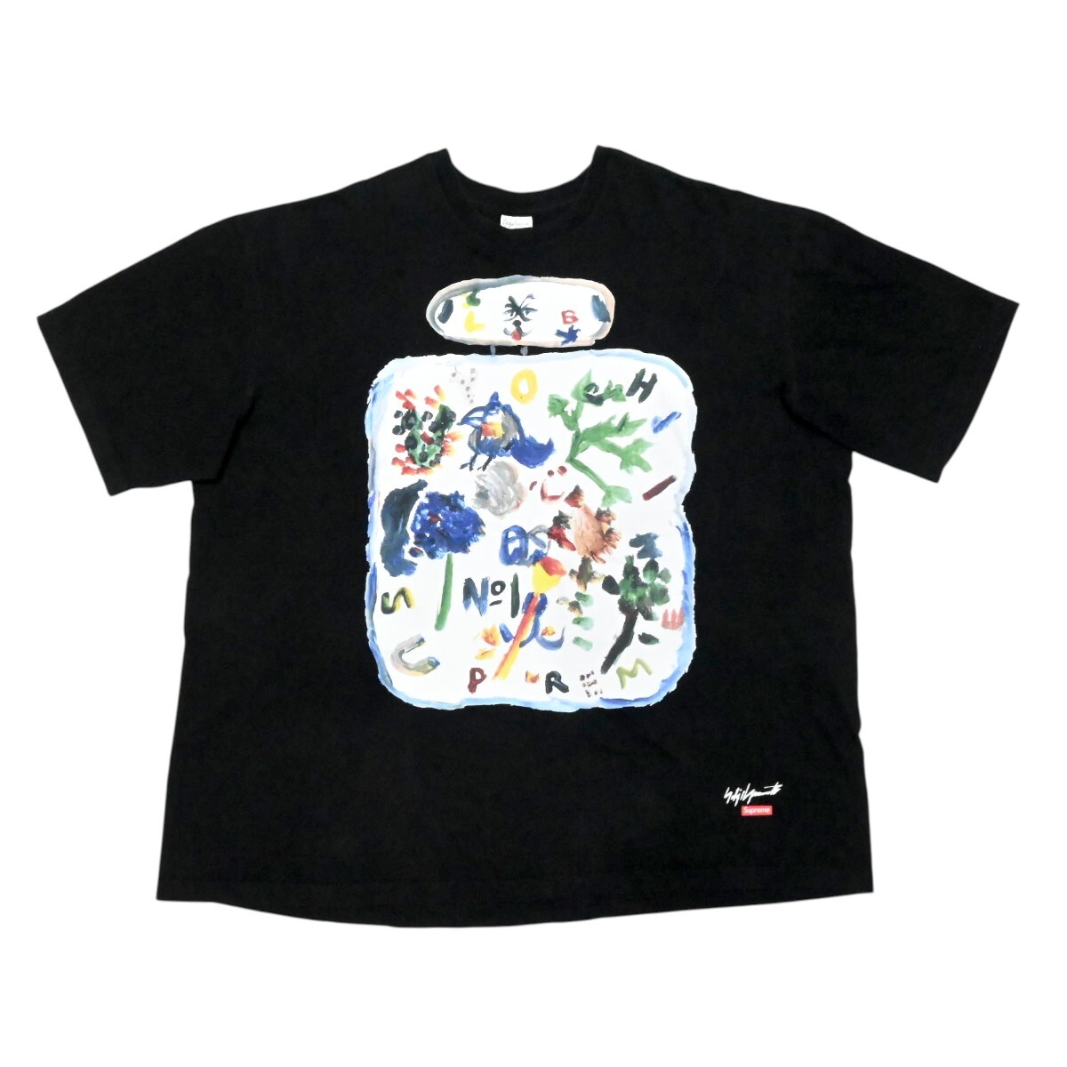 SupremexYohji Yamamoto シュプリームxヨウジヤマモト 22AW Tシャツ XXL ブラック T2603-k034