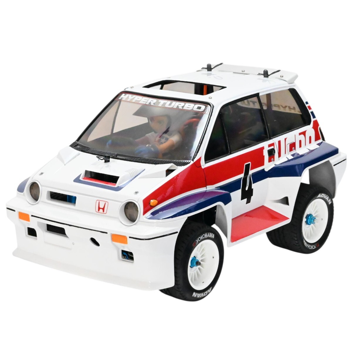 美品 タミヤ 1/10 Honda シティターボ WR-02C シャーシ 完成品 電動RCカー ラジコン K2603-s034
