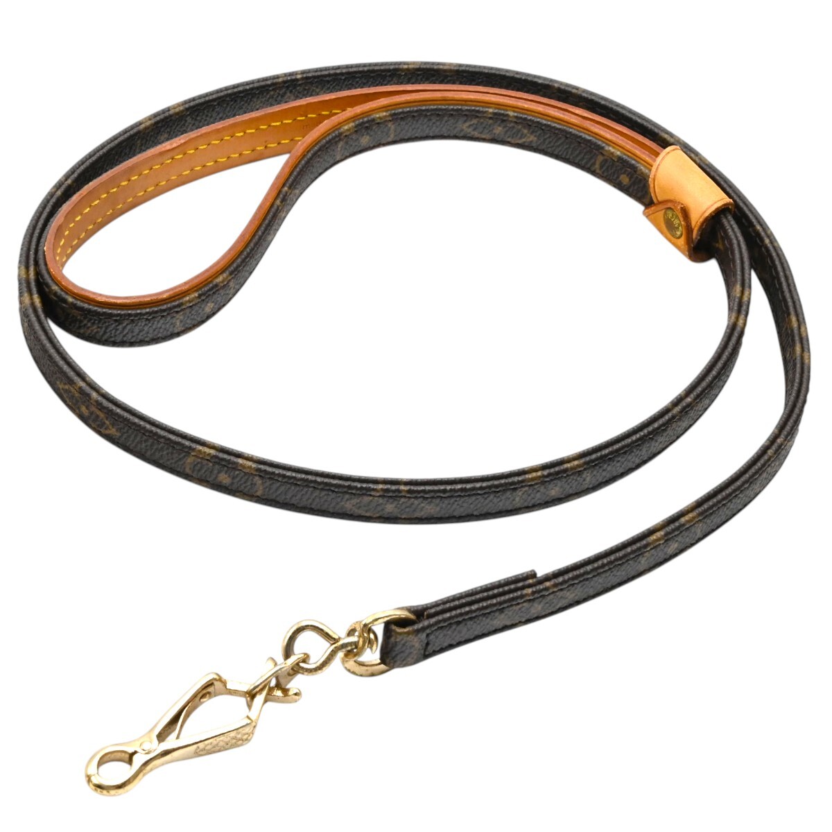 LOUIS VUITTON ルイヴィトン モノグラム レッス バクスターMM ドッグリード ペット用品 M58056 K2603-k038