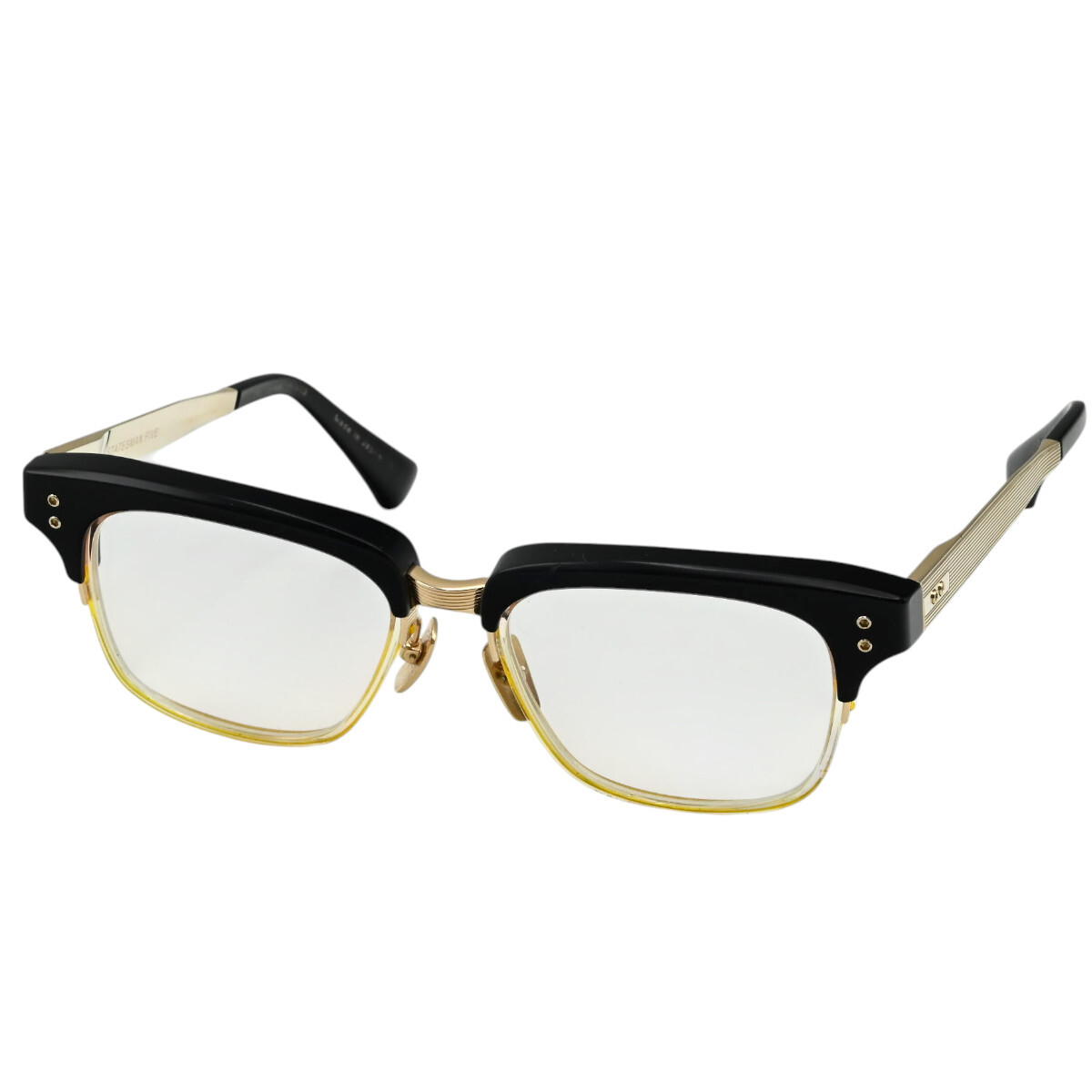 DITA STATESMAN FIVE ディータ ステイツマン ファイブ メガネ 度入り DRX-2089-A-BLK-GLD-53 ブラック/ゴールド K2606-k033