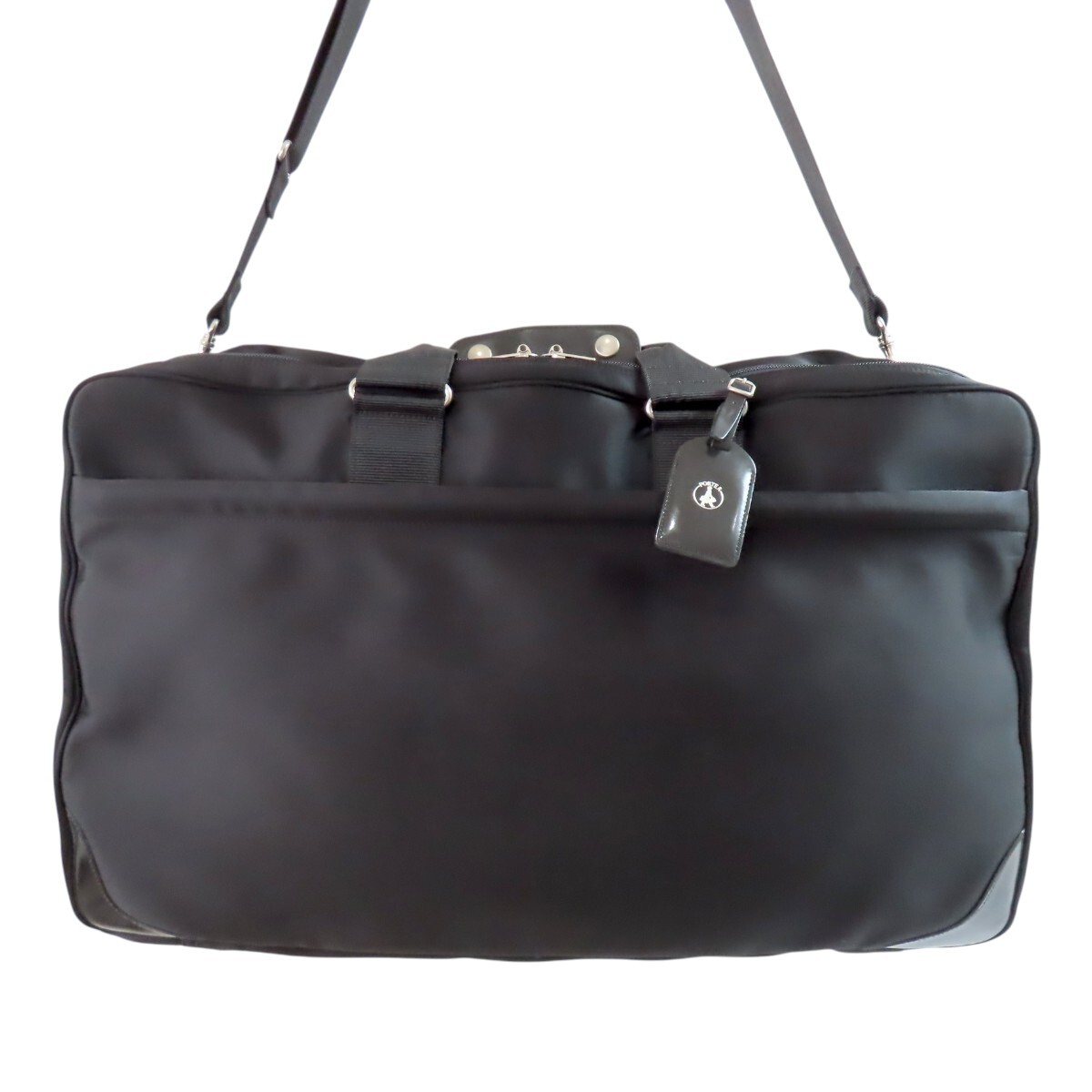 PORTER ポーター 吉田カバン ナイロン/レザ― 2WAY ボストンバッグ ショルダーバッグ ブラック T2606-k052