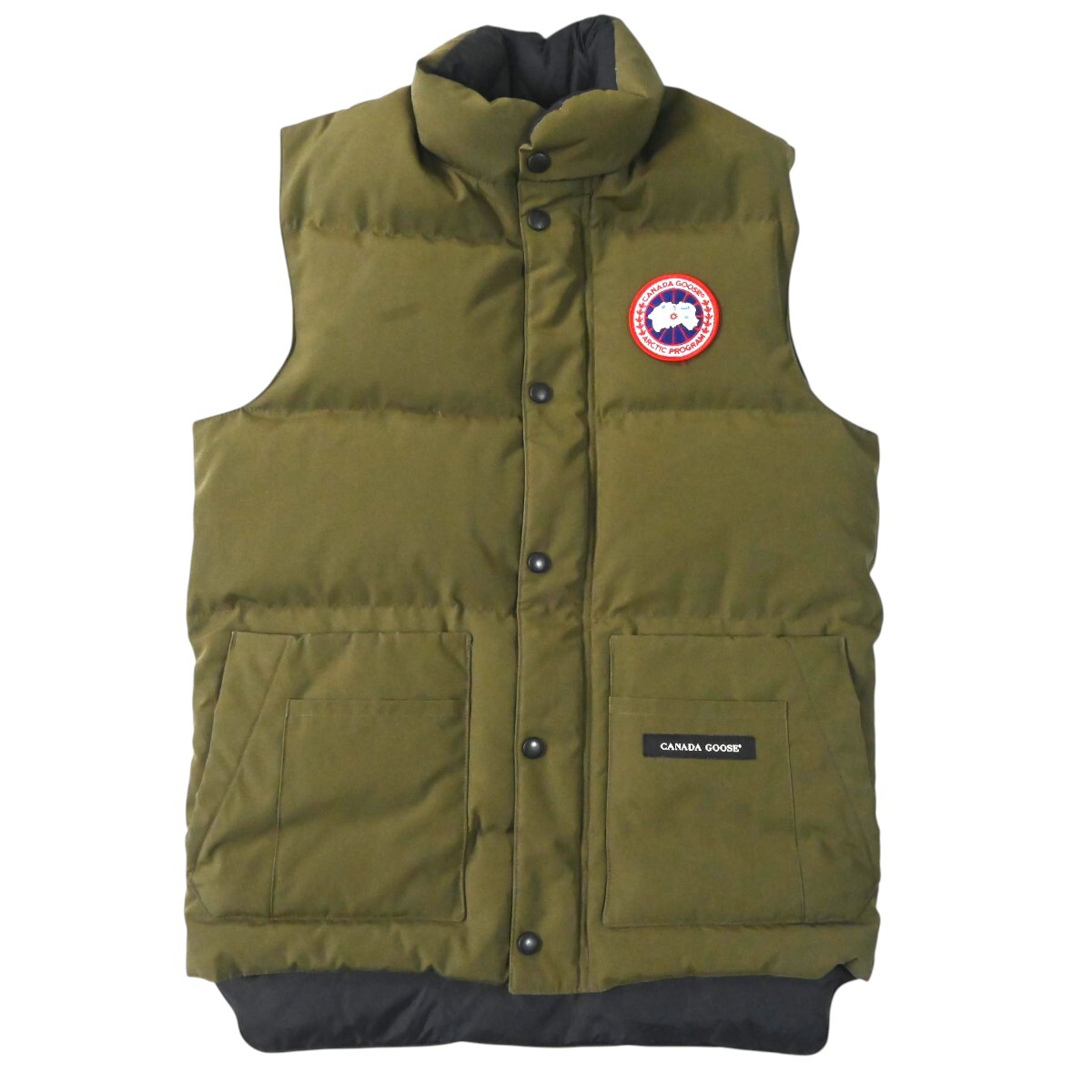 CANADA GOOSE カナダグース ダウンベスト XS カーキ K2606-k100