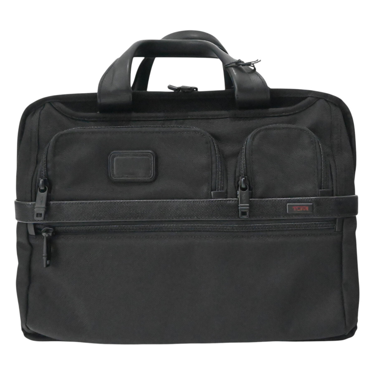 TUMI トゥミ アルファ2 エクスパンダブル ナイロンキャンバス/レザー 2WAY ビジネスバッグ ショルダーバッグ 26141D2 ブラック K2606-k115