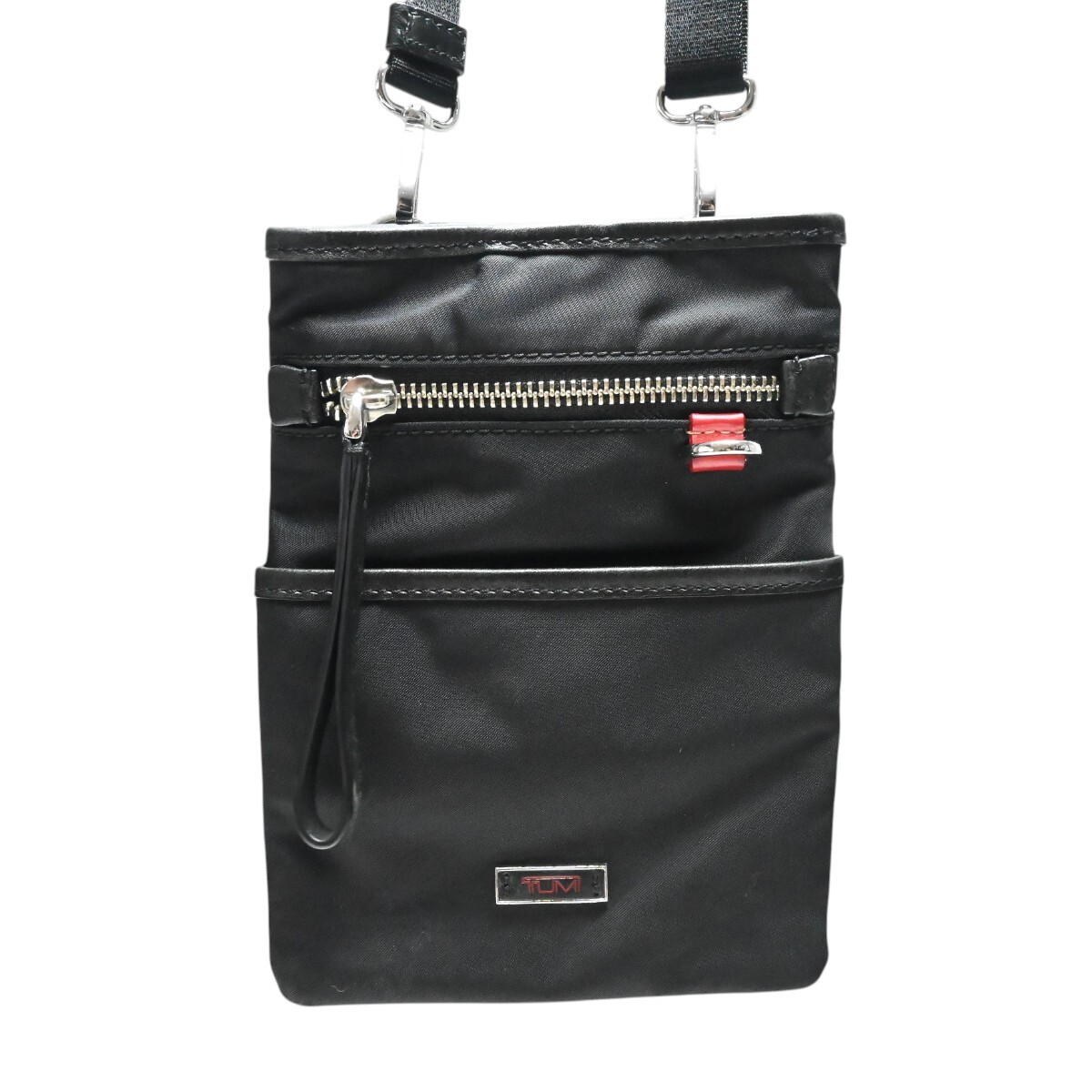 TUMI トゥミ サコッシュ ナイロン/レザ― ショルダーバッグ ブラック M2607-k004