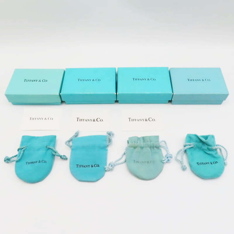 M05-k077 TIFFANY＆Co. ティファニー ジュエリーボックス 箱/保存袋 空箱 4点セット