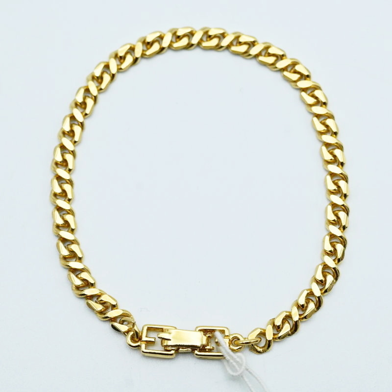 GIVENCHY ジバンシー デザインチェーン GP ブレスレット ゴールド M07-k047