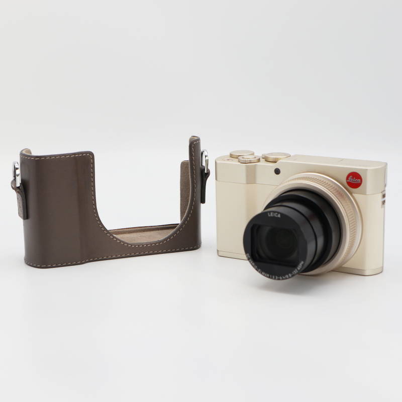 動作確認済 Leica ライカ C-LUX Type No.1546 コンパクトデジタルカメラ ライトゴールド 純正バッテリー/プロテクター 付 20MP S09-t042