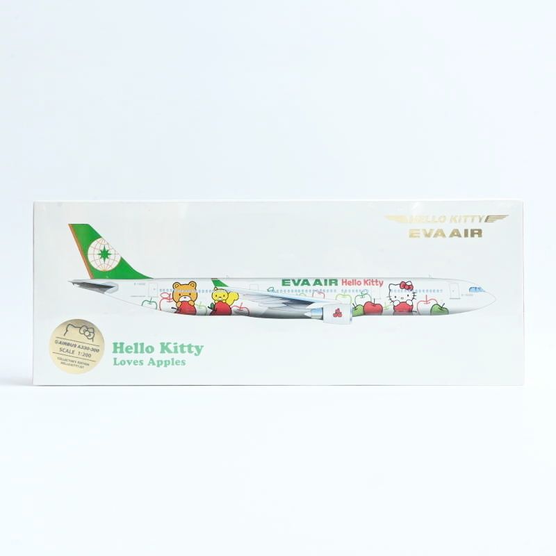 未開封 1/200 EVA AIR エバー航空 A330-300 Hello Kitty Loves Apples B-16322 ハローキティ 飛行機模型 HOGAN WINGS ホーガン T10-t001