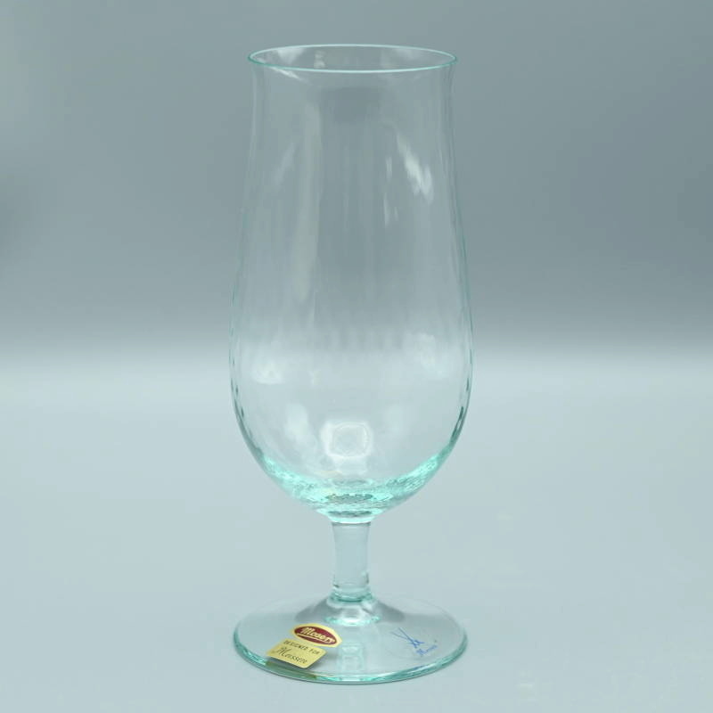 未使用保管品 Meissen マイセン 波の戯れ ビアグラス グリーン マイセングラス Moser モーゼル S10-t023