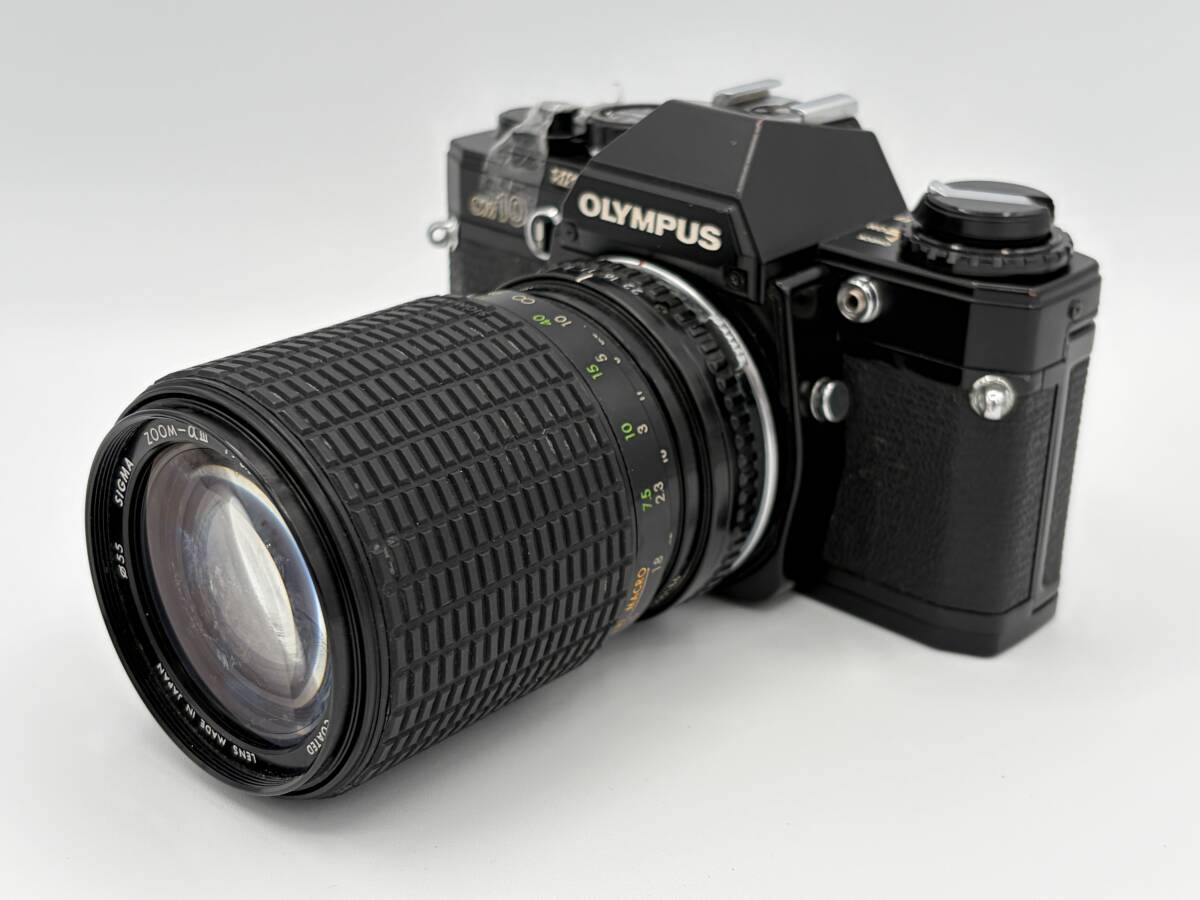 OLYMPUS OM-10ブラックボディ ・SIGMA 35-135mmズームレンズ1:3.5-4.5