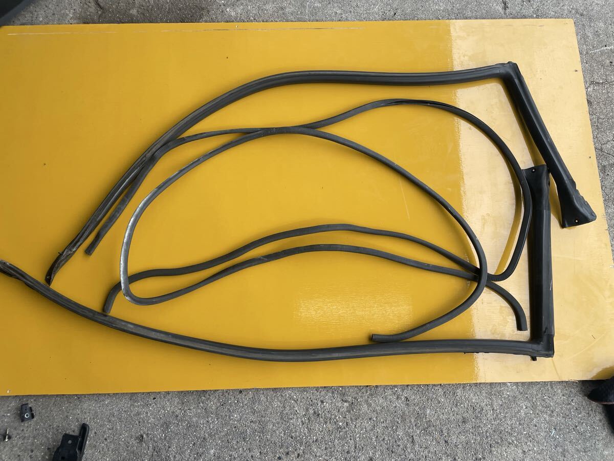 【美品】180sx ドア内　モール　 ウェザーストリップ 左右セット　s13 日産純正