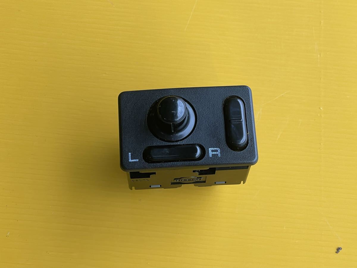 【美品】【実動】180sx 純正　電動ミラー　スイッチ　後期 ドアミラースイッチ 実働外し シルビア