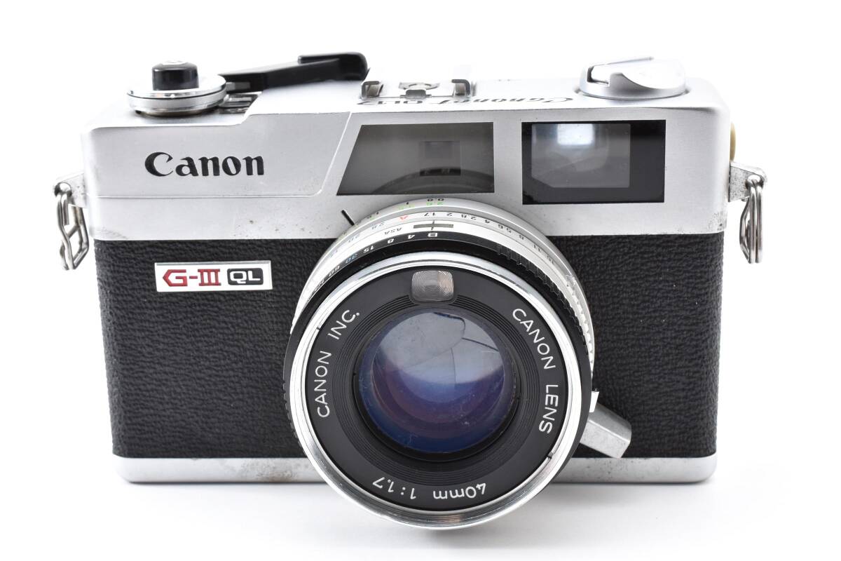 CANON CANONET QL17 G-III QL レンジファインダー フィルムカメラ キャノン【現状品】 #3805