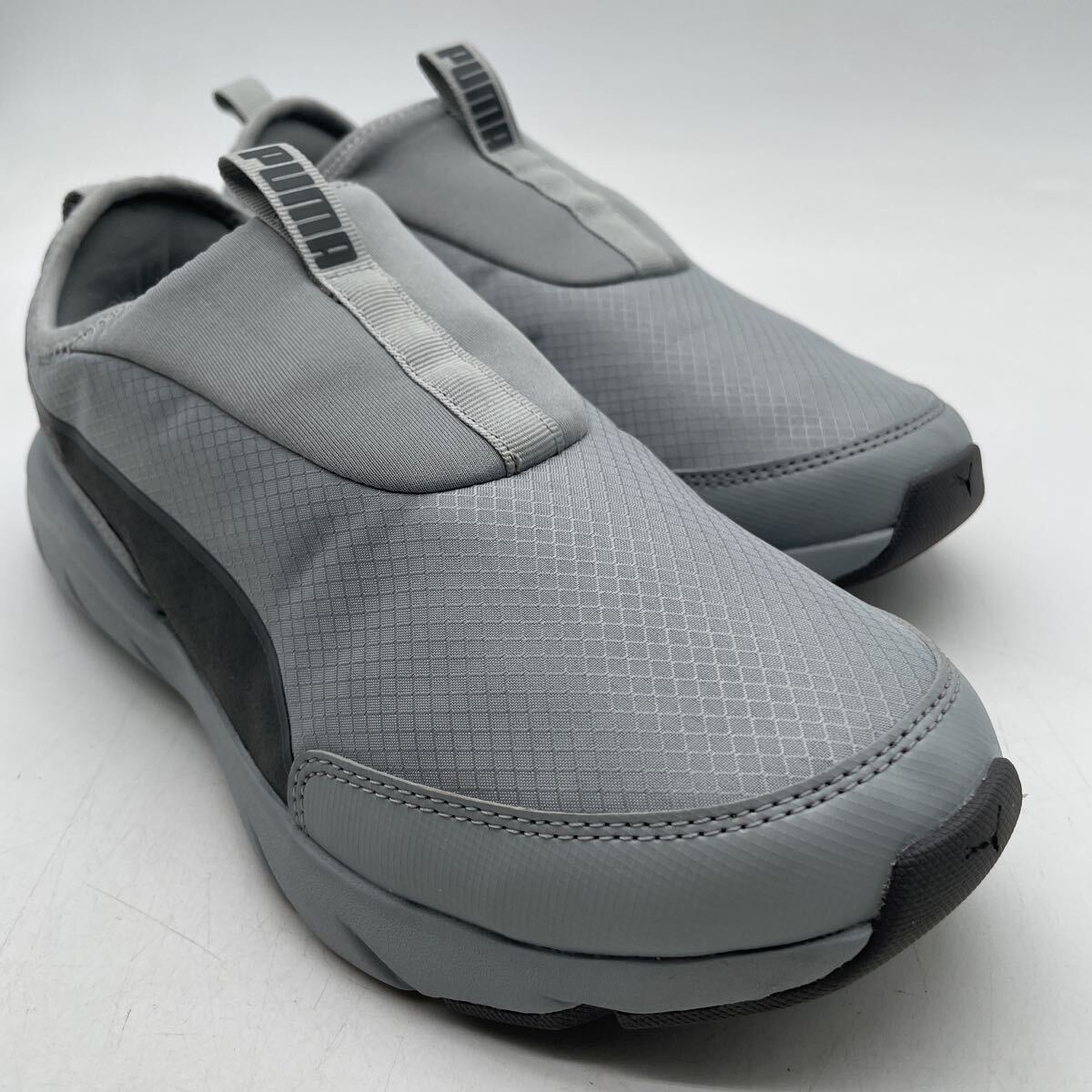 M71 FN-260611-614 PUMA プーマ SOFTRIDE FLEX フレックス スリッポン カジュアルスニーカー ローカットスニーカー グレー メンズ 27cm