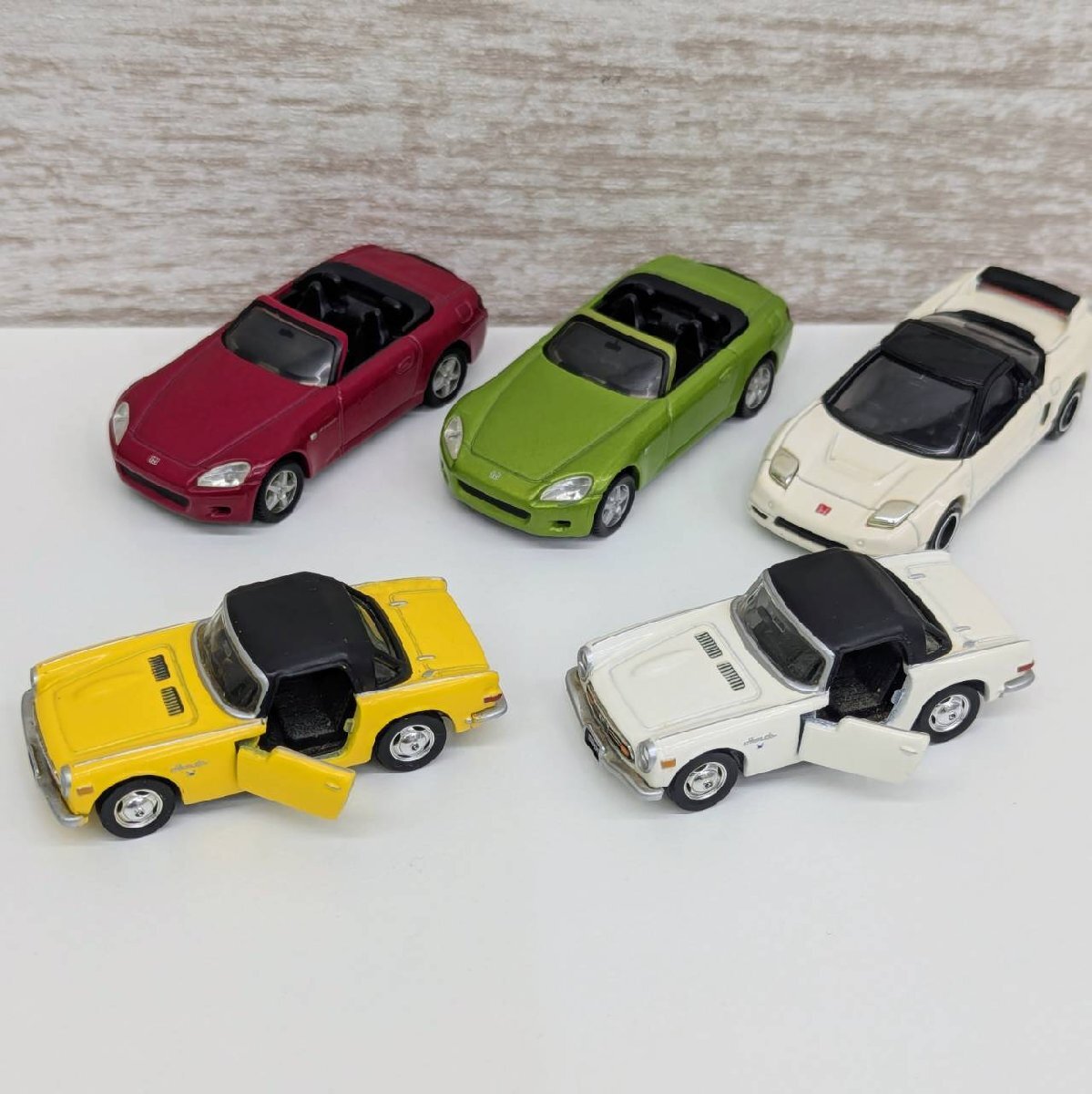 【錦】トミカ ホンダ スポーツカー5台 HONDA S800M(No.23)*2、S2000(No.64)*2、NSX-R(No.81)*1【763MO】G27
