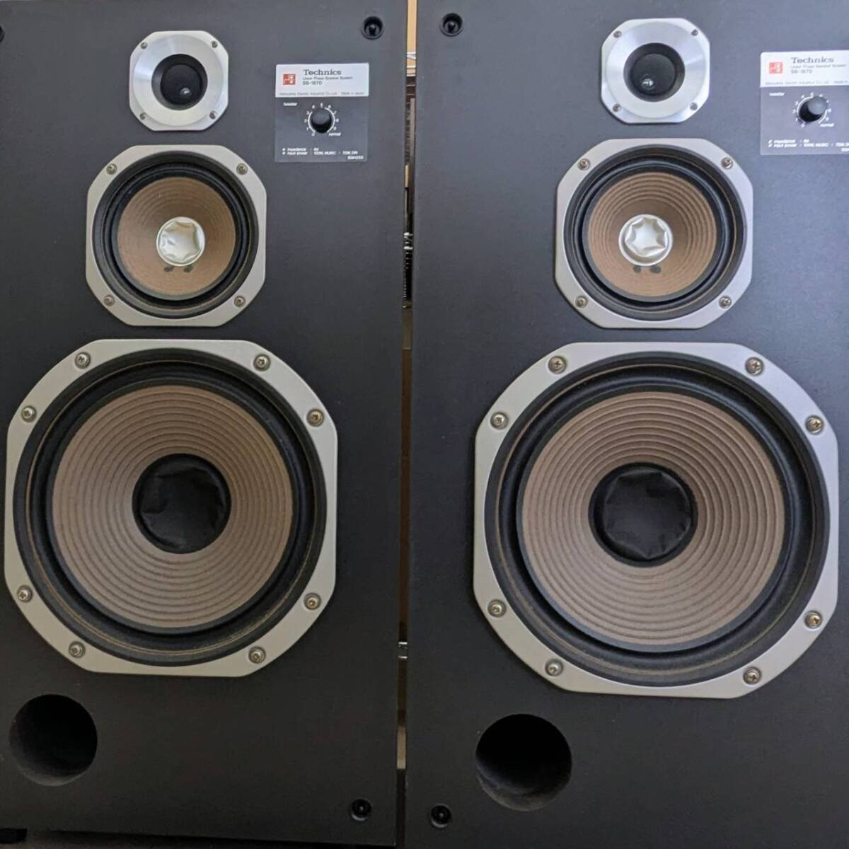 【成】70年代 日本製 100W フロアスピーカー Technics テクニクス(Pnasonic パナソニック) スピーカー SB-1870【5405MO】F30