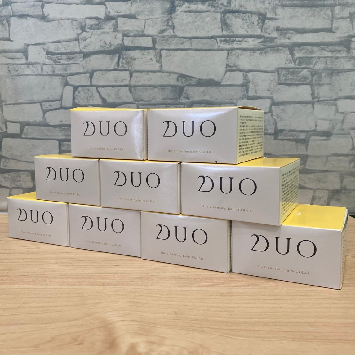 【豊】未使用 まとめ売り 9個セット DUO デユオ ザ クレンジングバーム クリア 90g【1720～1742MK】G20