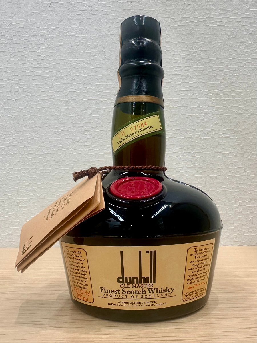 【亘】未開栓 dunhill ダンヒル オールドマスター スコッチ ウイスキー 750ml 43％【9180AM】G22
