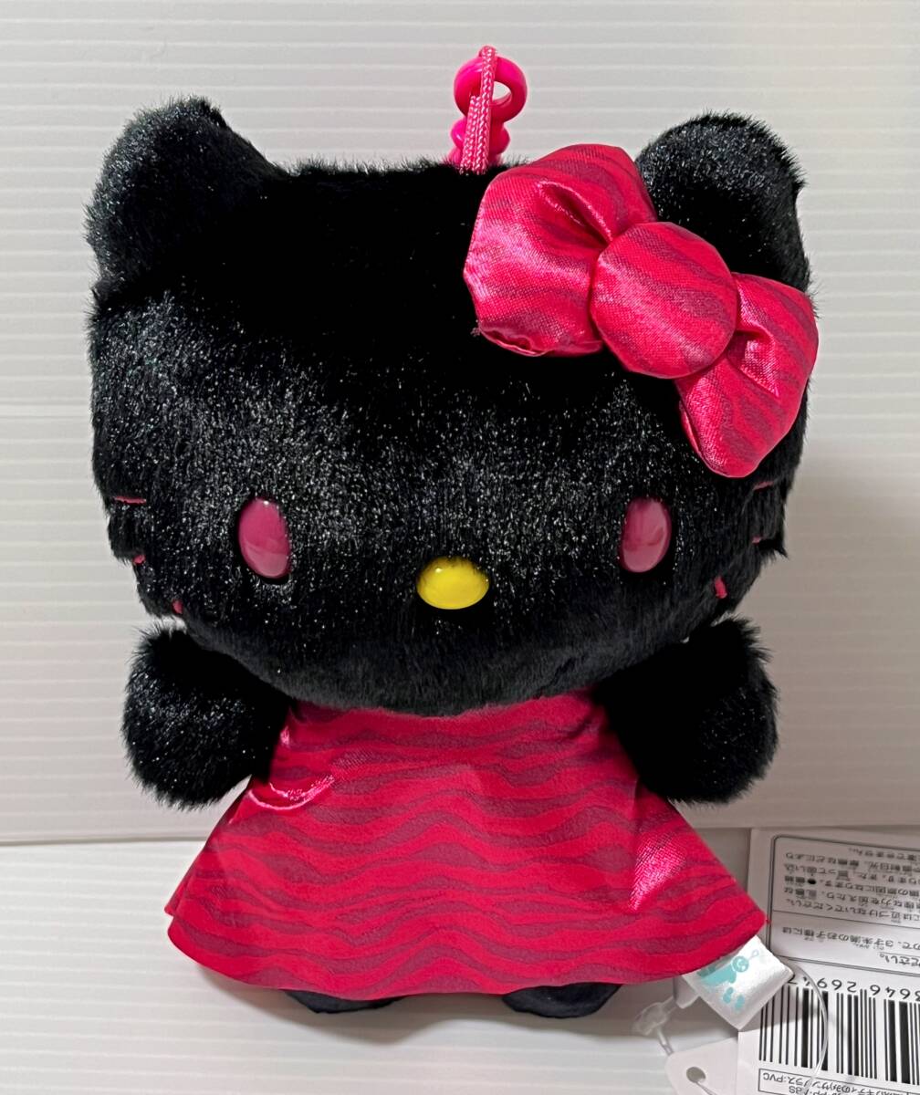 ☆ ハローキティ　サンリオフェス2026 カラフルランクコーデ　くりっぴぃぬいぐるみ　黒☆新品　未使用　喫煙者ペットはいません　サンリオ