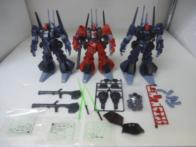MG 1/100 リックディアス(クワトロ機) 赤 他 組立済み 完成品 現状品 まとめて セット