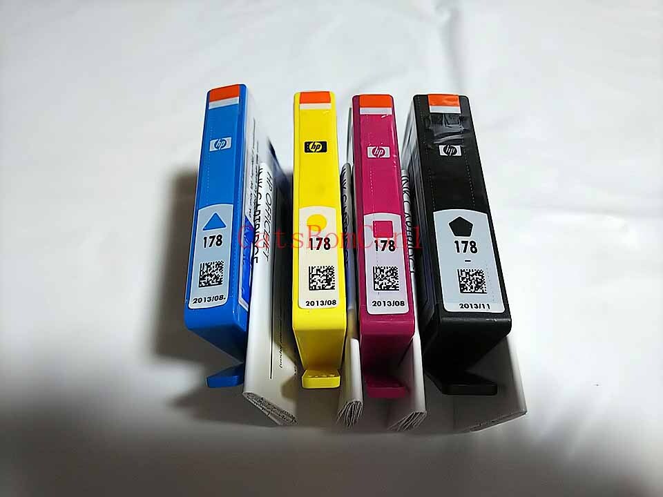 ○ 純正 インク hp178 4色 2013期限 外箱無し [未開封] ヒューレットパッカード インクカートリッジ