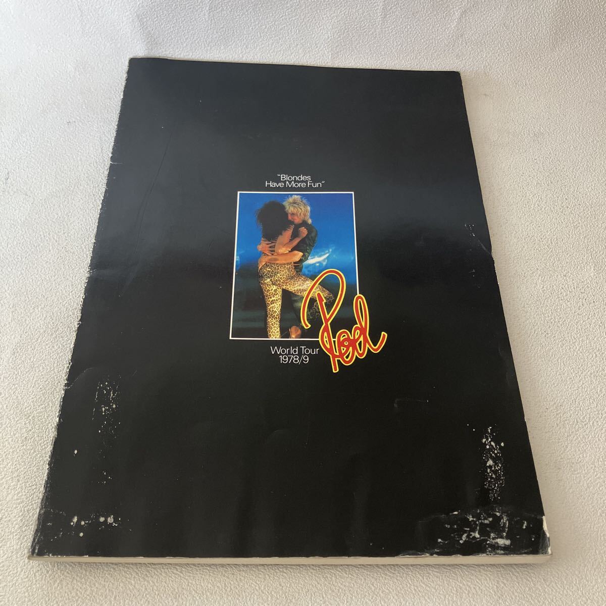 c1010 ロッド スチュワート Rod Stewart ワールドツアー TOUR 来日 パンフレット 1978/9 海外アーティスト 刷れダメージあり 80cm発送