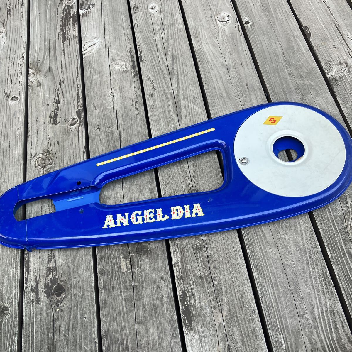 e744/13-100 昭和レトロ 自転車 チェーンカバー チェーンケース パーツ 部品 レトロポップ ANGEL DIA